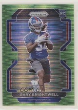 2021 Panini Prizm Rookie Neon Green Pulsar Prizm Gary Brightwell #400 1my2