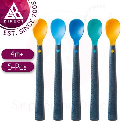 Tommee Tippee Design Weaning Baby s Löffel Set Futterutensilien Besteck 5 Teile 4m+