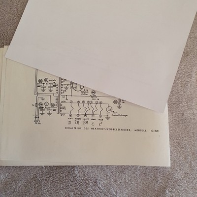 Heathkit Schaltplan für Wobbler, Wobbelsender IG-52E
