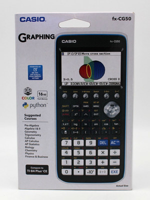 Casio FX-CG50 Graphing Calculator - Black