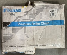 TSUBAKI 120RIV Premium Roller Chain 10 Ft, Riveted, 1-1/2 in Pitch, Single Stran