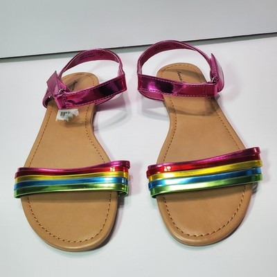 NEW American Eagle Multicolor Sandals Girl's Size 3