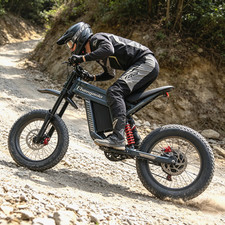 Long Range E-Motorcycle 20" 1500W 60V Electric Bike Fat Tire E-Bike Oil Brakes