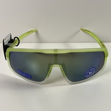 Hurley Men Polarized Shield Sunglasses Green Lime Frame 140 mm Stokel