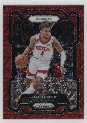 2023-24 Panini Prizm Fast Break Red Prizm 95/100 Jalen Green #29 1pk2