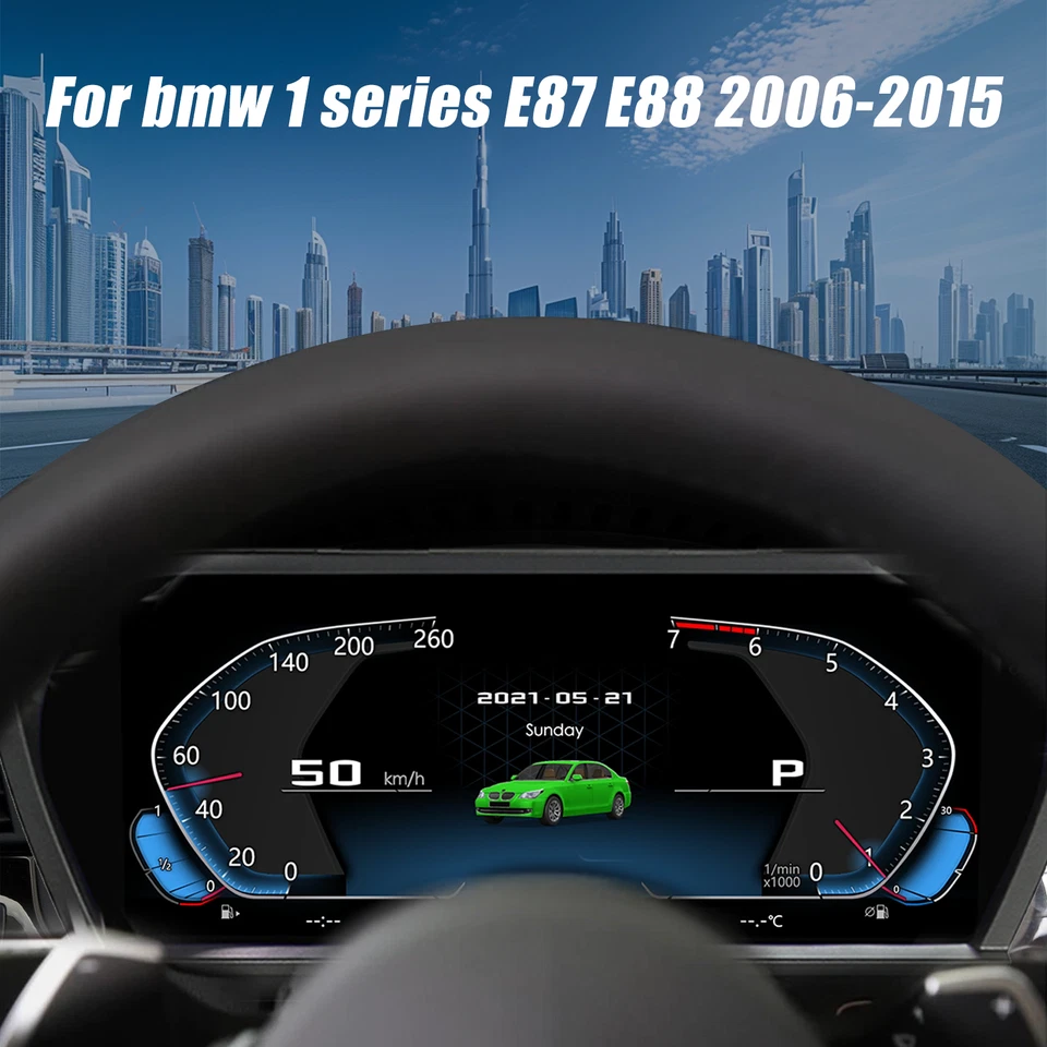 12.3IN Digital Cluster Instrument Speedometer For BMW 1 Series E88 E87 2006-2015 - Изображение 2 из 4