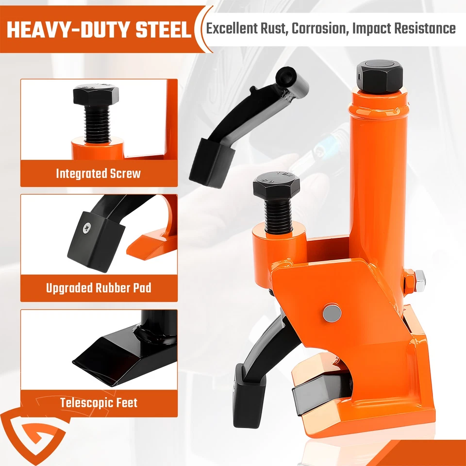 Portable Manual Tire Bead Breaker Workshop Tool for 38"- 42" Bus Truck ATV Tire - Image 3 of 4