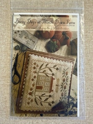 With Thy Needle &Thread  Berry Days Thistle Down Farm  Cross Stitch Pattern
