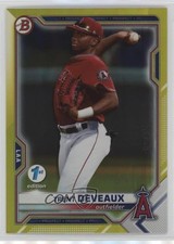 2021 Bowman Draft 1st Edition Yellow Foil /75 Trent Deveaux #BD-133 1d4m