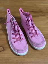 Billy Footwear Girls' Haring Essential High Top PINK Sneakers - Size 6 ZIPPERS
