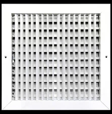 16 X 16 Adjustable AIR Supply Diffuser - HVAC Vent Cover Sidewall or Ceiling ...