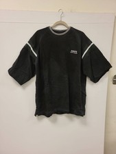 Chaps Ralph Lauren Sweatshirt Mens L Black Short Sleeve Pullover Top Shirt