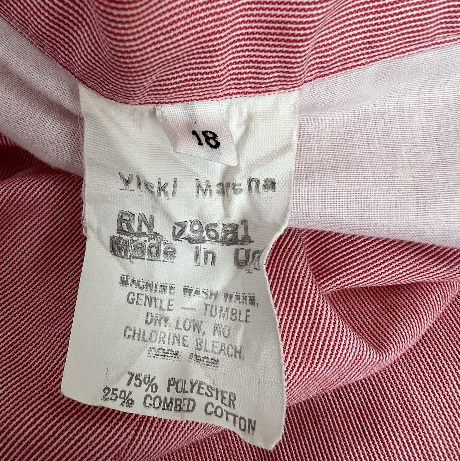 Vintage Viski Marena Mini Skirt Size 18 Red Pleated Academia Grunge 90s USA Made