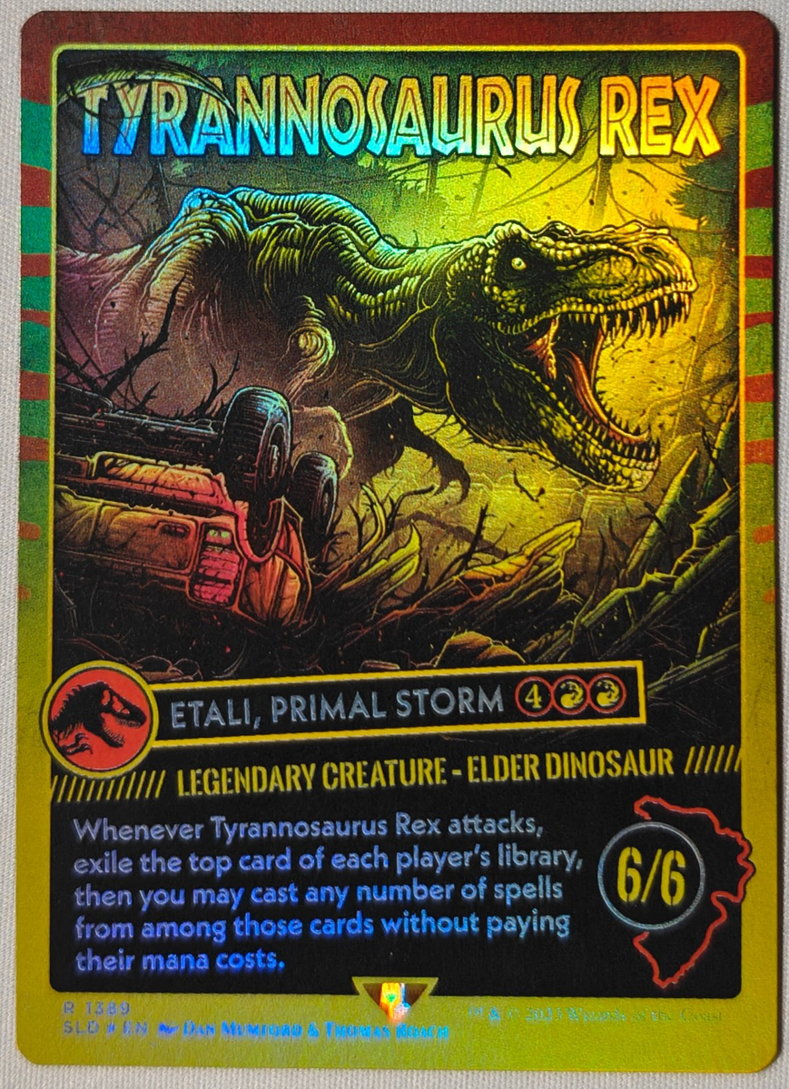 ジュラシックワールド　foil secret lair 未開封 MTG Secret Lair x Jurassic World: Life Breaks Free [UPick Foil/Reg