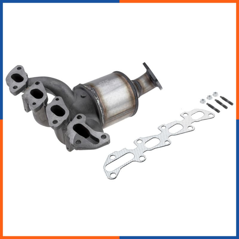 Catalyseur OPEL 90145850 96144098 en acier inoxydable pour pot d'échappement