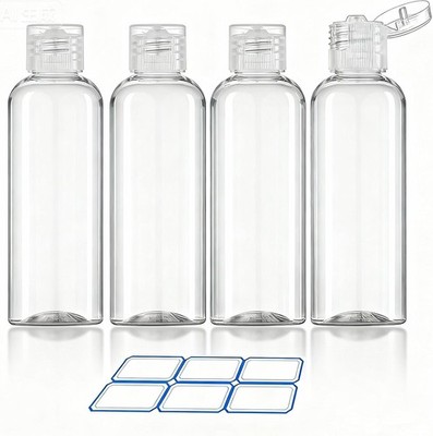 DTDNZKN 4 Pack 3.4 Oz (100ml) TSA Approved Travel Bottles for Toiletries, Leak P