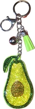 Popfizzy Avocado Keychain, Purse Charm, Backpack Keyring