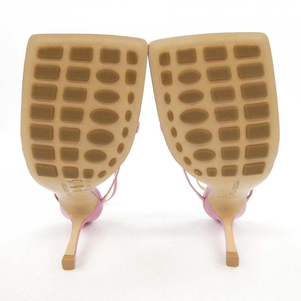 BOTTEGA VENETA Sandals Women's Size 37.5 Pink Leather thumbnail 4