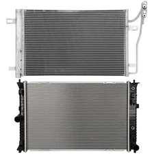 New Radiator & Condenser Cooling Kit For 2011-2012 Ford Fusion Lincoln MKZ 2.5L