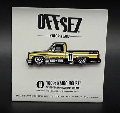 Kaido House Subscriber Pin KDO Yellow/Black Square 11 OFFSE7