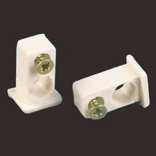 Caravan / Motorhome Swish Visa Curtain Rail End Stops - Pack Of 4