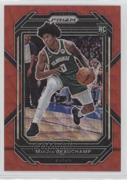 2022-23 Panini Prizm Ruby Wave Prizm MarJon Beauchamp #268 7ug