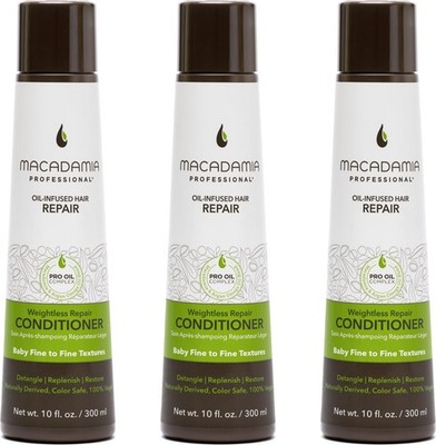 Macadamia Weightless Repair Conditioner 3x300 ml
