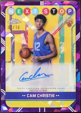 2024-25 Topps Chrome Sapphire - Next Stop Signatures #MSS-CC Cam Christie NM