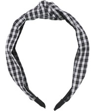 American Eagle Womens Gingham Hair Headband, Black