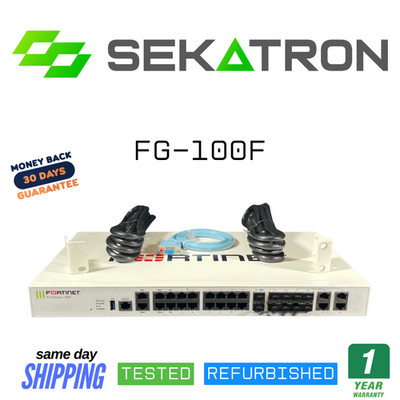   FG-100F Fortinet FortiGate Next-Gen Firewall    Enterprise NGFW  FastShipping