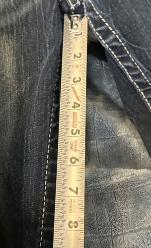 BIG STAR Jeans Womens Size 28 R Maddie Boot Mid Rise Thick Stitch Dark Wash - Picture 20 of 21
