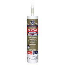 Ge 2816707 Silicone Sealant, 10.1 Oz, Cartridge, Almond, Silicone Base,