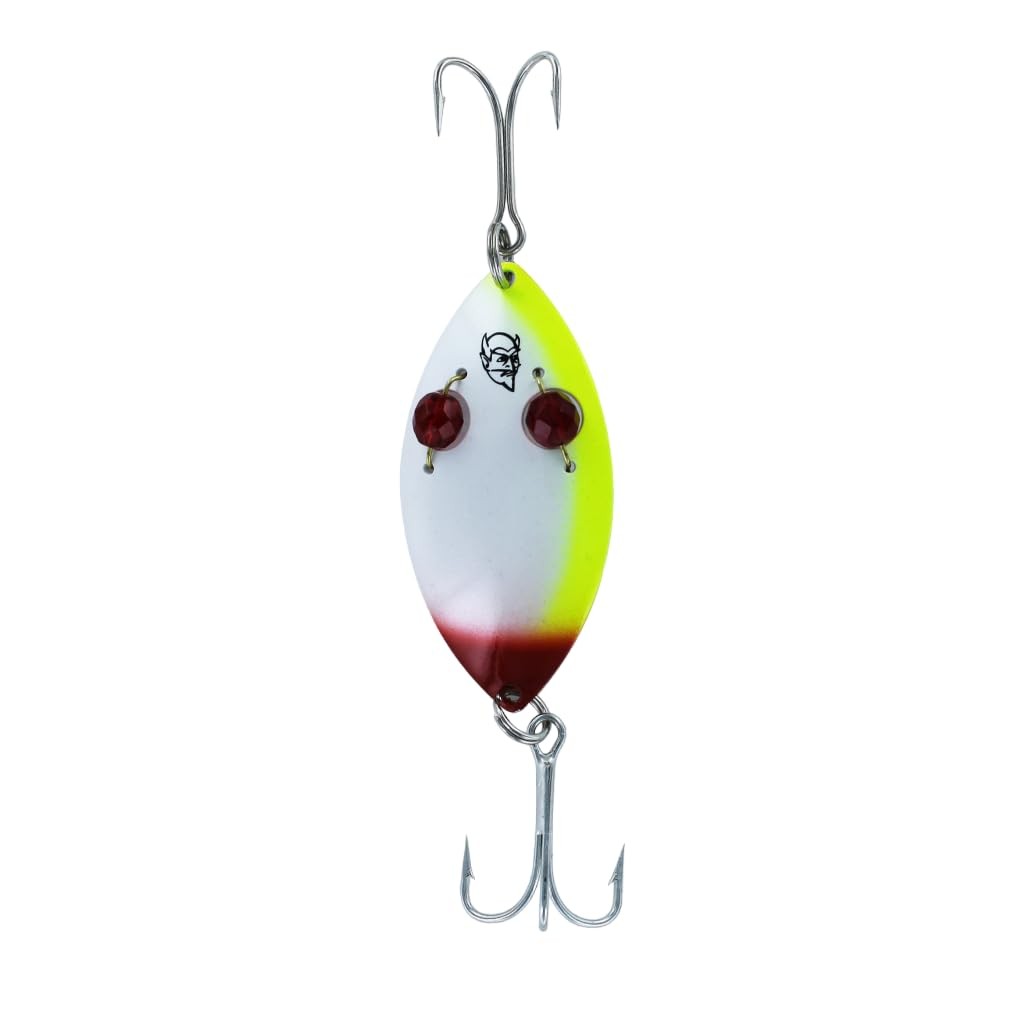 Dardevle Red Eye Wiggler Nickel Back Fishing Lure, Outdoor Fishing Accessories - Image 1