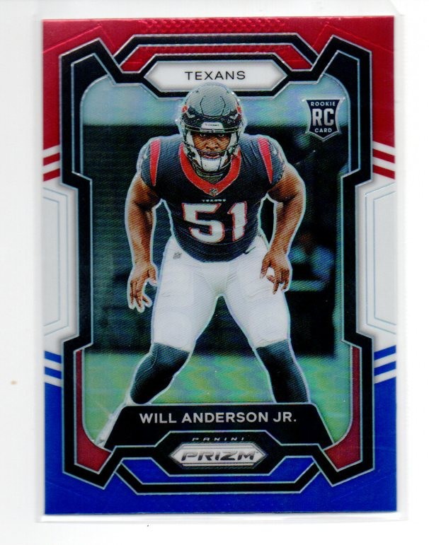2023 Prizm Will Anderson Jr. RC Red/White/Blue Prizm SP #342 Texans