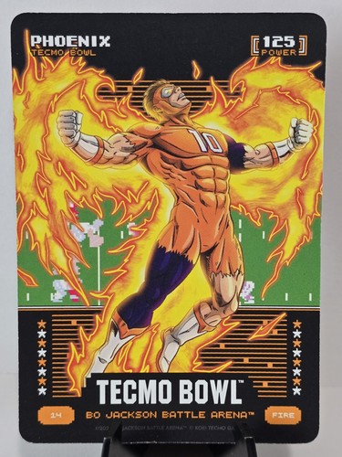 Bo Jackson Battle Arena Tecmo Bowl PHOENIX Fire #14 - Bo Nix