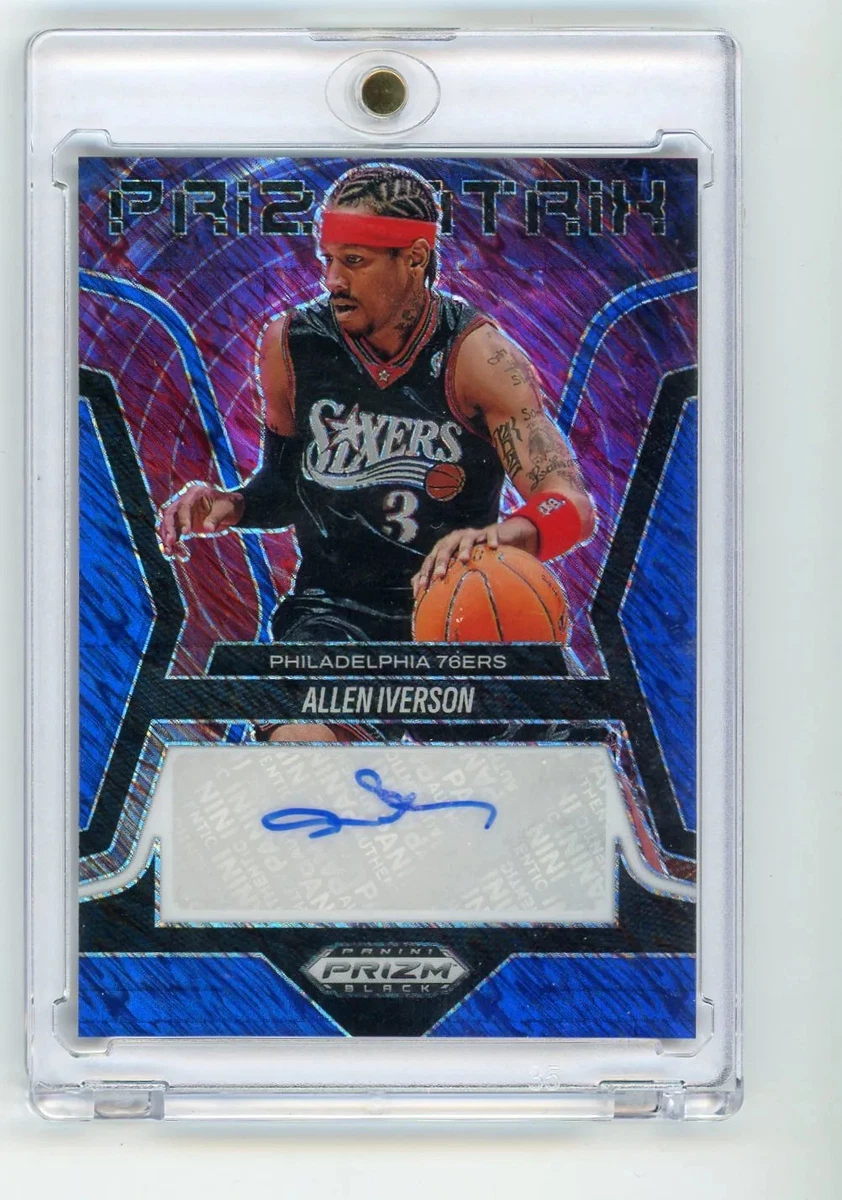 Panini Allen Iverson Basketball Autographed Sports Trading Cards