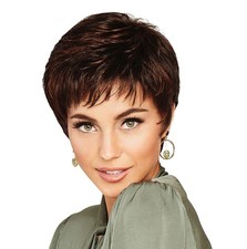 Raquel Welch Winner Average Cap Size Tapered Pixie Wig SS8/29 SS Hazelnut Color