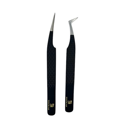 Pinzas Para Extensiones De Pestañas Pelo A Pelo Pinza De Volumen Y De Aislar