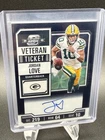 2023 Contenders Optic Jordan Love Veteran Ticket Auto /25 - See Notes