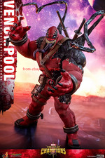 Hottoys Vgm35 Venompool Venom Deadpool Marvel Comics Ver. 1/6 30cm Action Figure