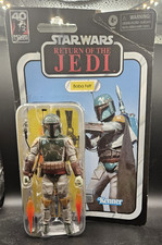 Star Wars Black Series Boba Fett 40th Anniversary ROTJ Carded Creased Card As Is