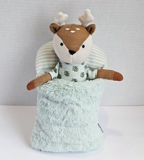 Pillowfort Deer Mini Plush With Sleeping Bag Included Christmas Trees 2024 10"