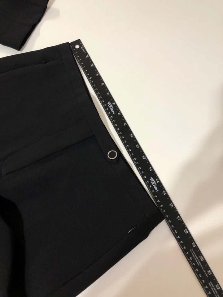 Pantalones de vestir para mujer WORTHINGTON ajustados curvyfit negros talla 12 Foto 4 de 4