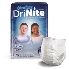 Unisex Youth Absorbent Underwear Comfees  DriNite  Juniors Pull On with Tear Awa