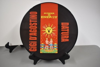 Gigi D'Agostino & Datura Summer Of Energy 12'' PICTURE DISC 2022 ZYX Music RARE