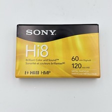 Sony P6120HMPR 120 Minute Hi8 60 Minute Digital8 Tape Cassette New in Packaging