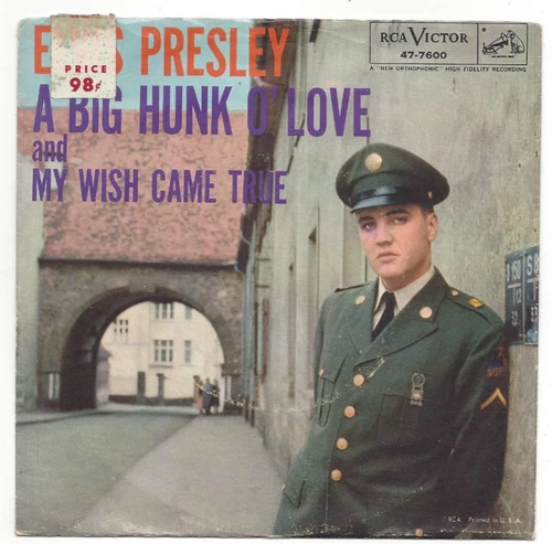 ELVIS PRESLEY, "LOT OF THREE EP'S & FIVE PICTURE SLEEVES"  (ALL WITH RECORDS)