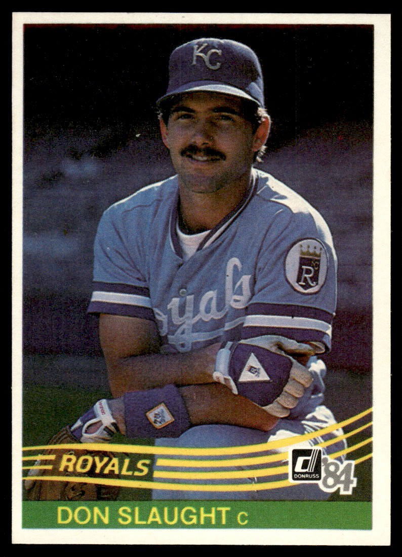 1984 Donruss #419 Don Slaught Kansas City Royals
