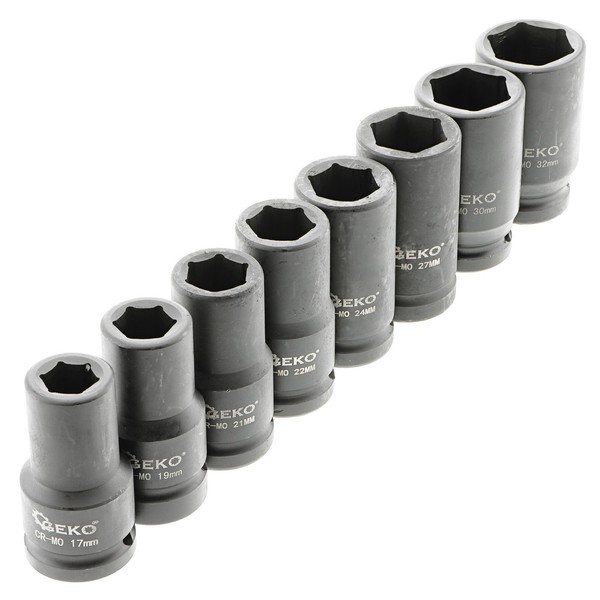 "Schlagschrauber SteckschlüSsel Satz 17 - 32 Mm Stecknuss Set 3/4\" Schlagnuss Nuß"-image