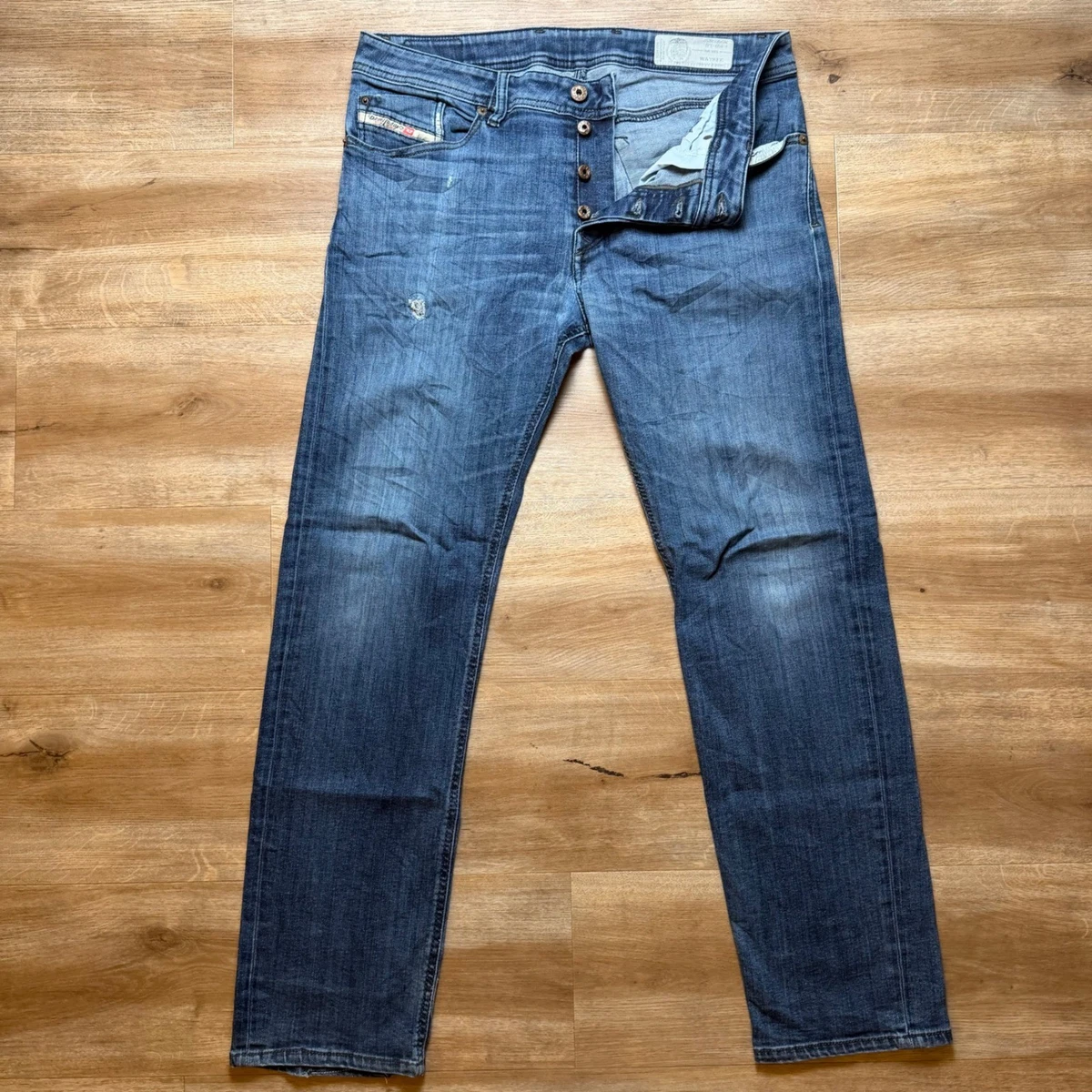 Diesel Waykee Blue Jeans for Men for sale | eBay